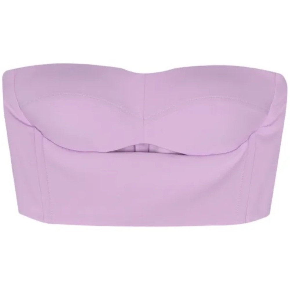 Patrizia Pepe Lavender Crop Top